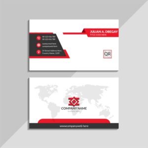 Home Elegant business card template with modern high resolution design 2